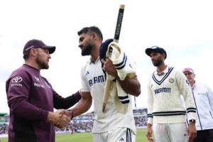 McCullum Calls for 'Spicy' Lord's Pitch After England's Edgbaston Loss to India
OR
England Coach McCullum Wants Faster Lord's Pitch After Edgbaston Defeat; Stokes Agrees Surface Favored India