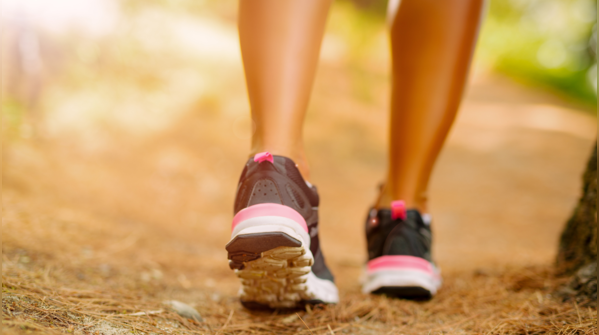 A person running
