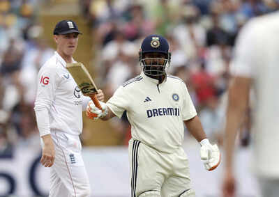 Rishabh Pant celebrates a half-century against England.