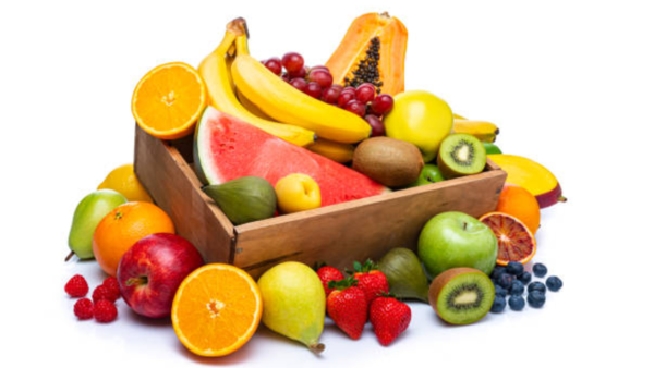 A vibrant display of summer fruits