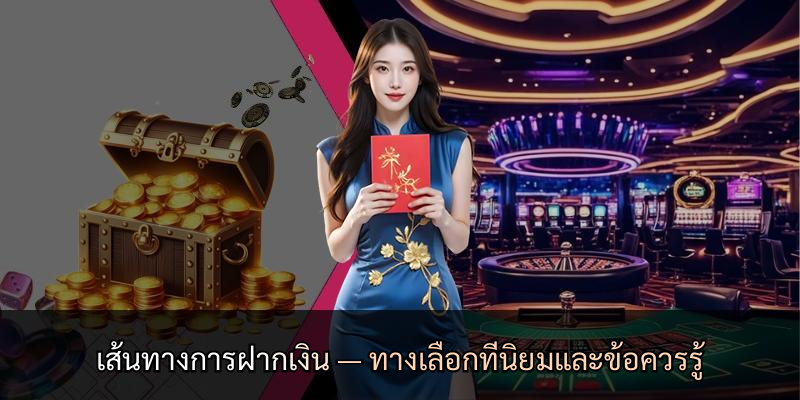 เส้นทางการฝากเงิน — ทางเลือกที่นิยมและข้อควรรู้